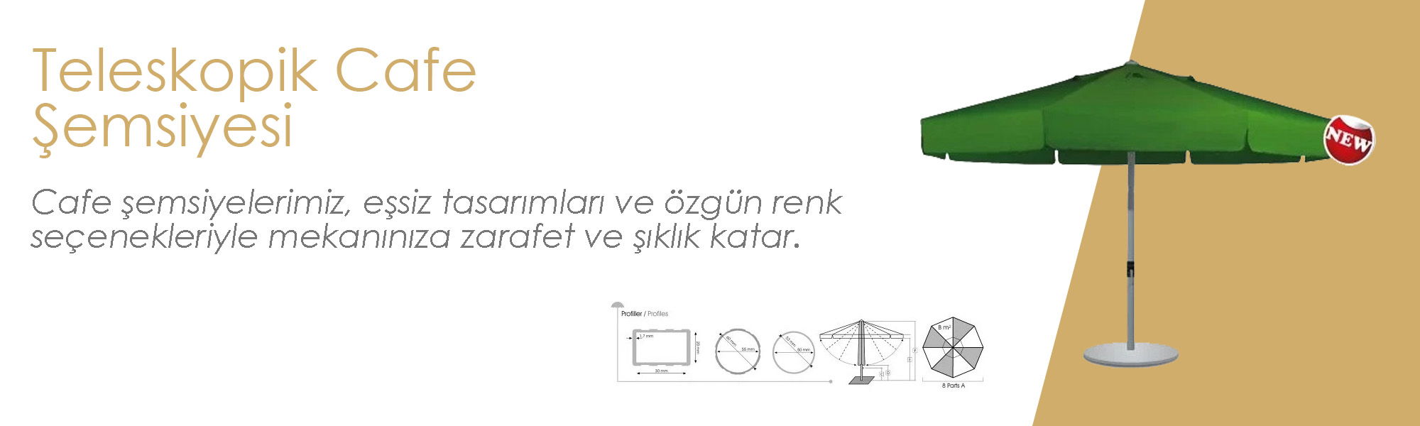 Flexipole Şemsiyeler